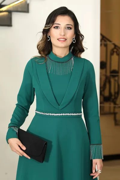 الحجاب مساء اللباس سلسلة غزال مفصلة