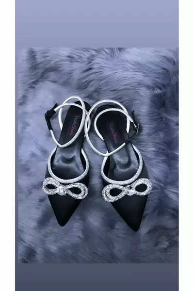 Scarpe da ballo con tacco avvolgente trasparente