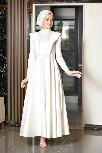 فستان سهرة أبيض Elçin