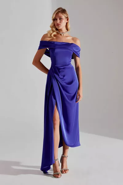 كريستي مكشوفة الكتف SAKS فستان خطوبة الزفاف