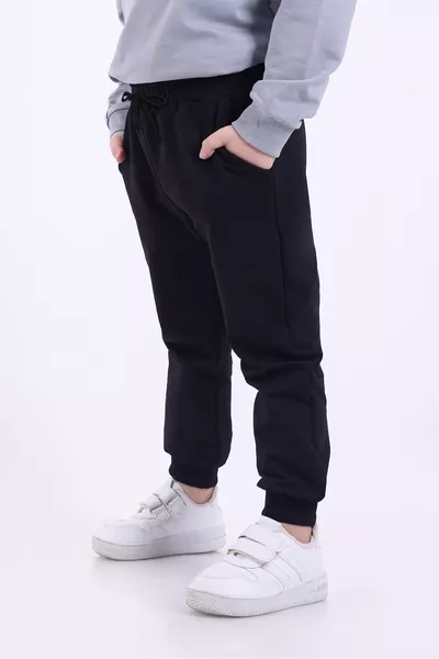 Set da 3 pezzi Pantaloni della tuta stagionali a doppio filo con tasche (Blu scuro, Nero, Grigio)