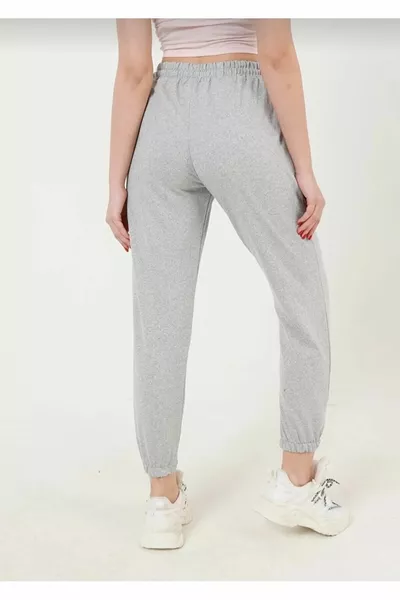 سروال رياضي بقصة ضيقة بأسفل مطاطي