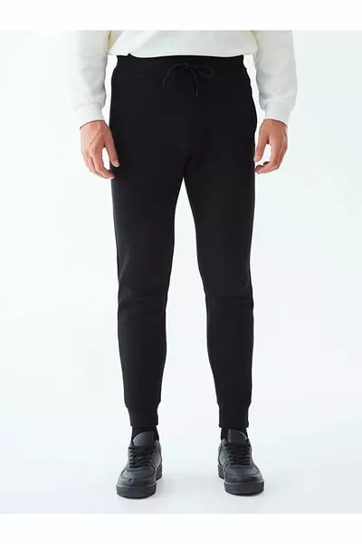 Plain Black Jogger Sweatpants