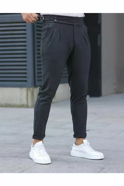 Erkek Italyan Kesim Kumaş Pantalon