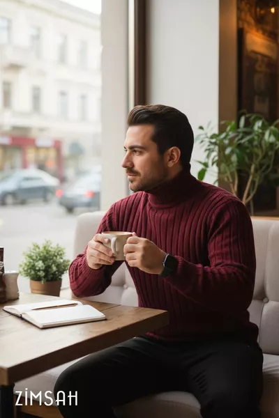 Мужской трикотажный свитер