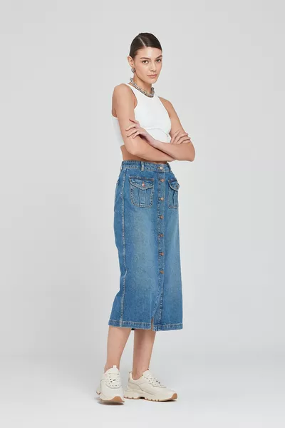 دينم نسائي أزرق فاتح اللون