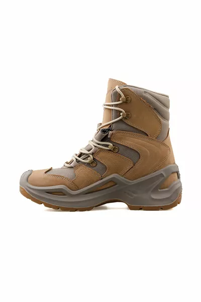 Bottes Outdoor Homme Nubuck Beige NBJ Marron