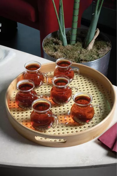 Ala 6 Pcs Borosilicate Tea Cup