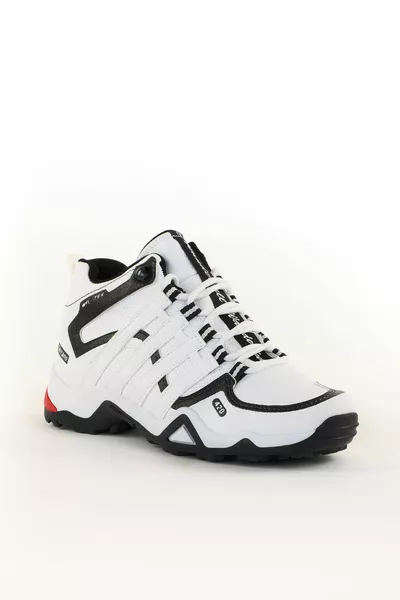 للجنسين أبيض أسود أحمر غير قابل للانزلاق وحيد يومي في فصل الشتاء طبيعة المشي لمسافات طويلة وأحذية الرحلات