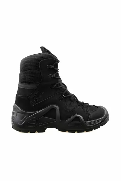 Nubukleder Schwarz Herren Outdoor Stiefel NS-3 Schwarz