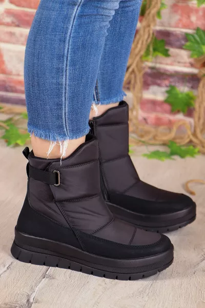  مريحة وحيد سستة أحذية الثلج النسائية