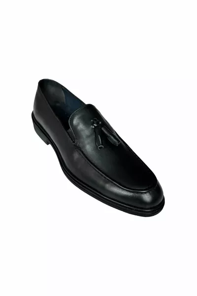 Chaussures Neolith Sole en cuir véritable pour hommes NOIR