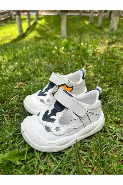 Nino en cuir véritable semelle orthopédique bébé garçon chaussures de premier pas