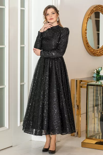 Bush Bird Hijab Evening Dresses