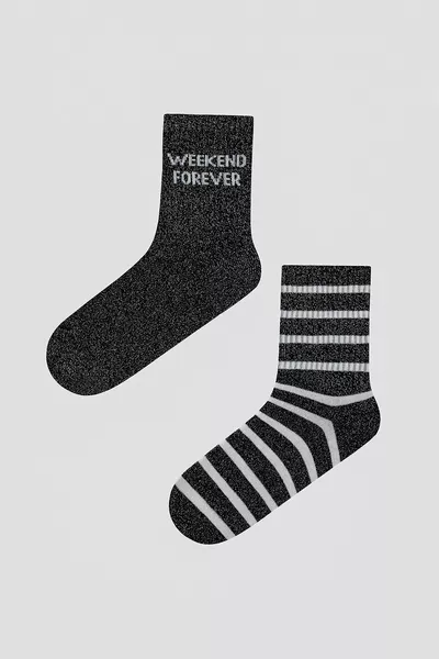 مشرق مخطط 2-حزمة الجوارب المقبس