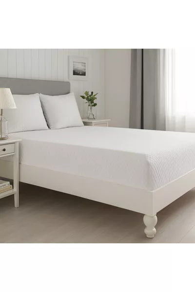 Elastisch Laken met Handdoektextuur en Baklava-patroon