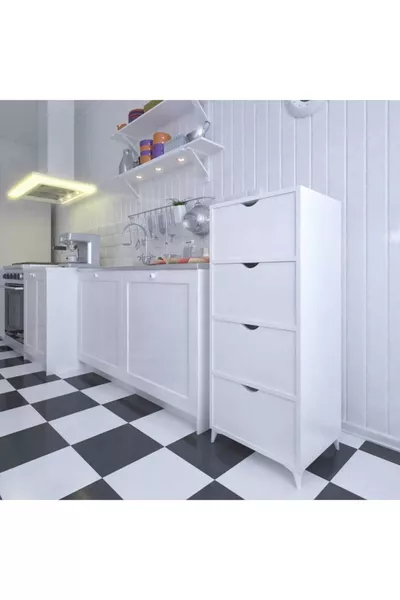 Многофункционален шкаф с чекмеджета, килер, баня шкаф