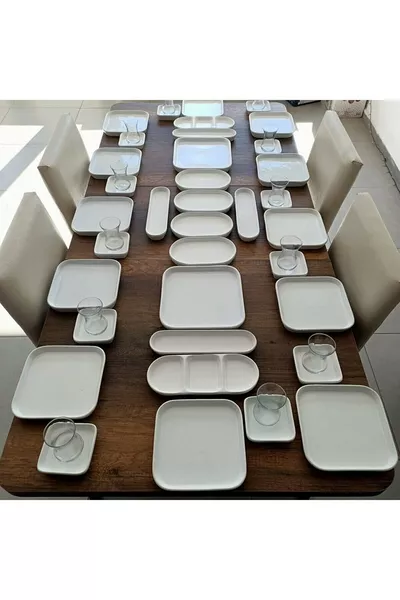  Parça  Kişilik Elegance Serisi Kahvaltı Takımı & Yemek Takımı