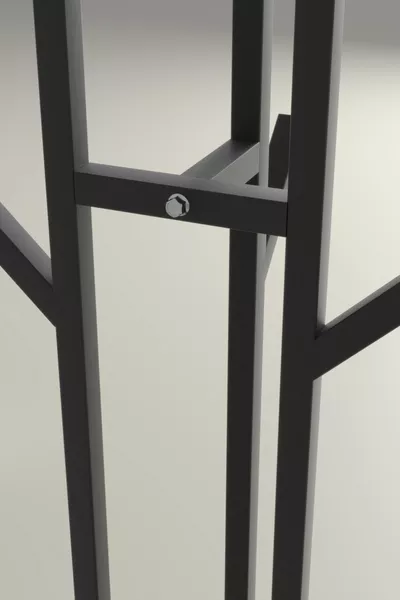 Метална закачалка с 9 куки, закачалка за антре, закачалка с крака 