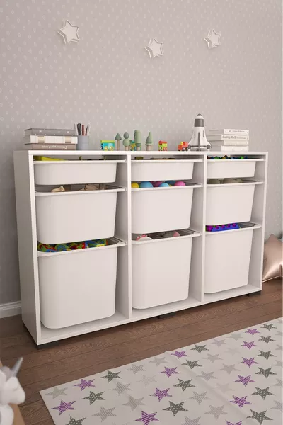 Bofi Ultra Deep Basket Multi-Purpose Toy Cabinet