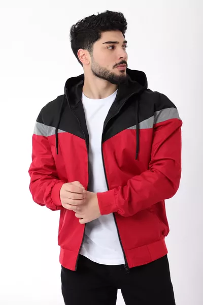 سترة موسمية بغطاء رأس من بطانة مثلثة بيل 