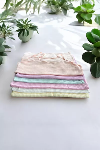 Stars Underwear Girls' Tank Top 6 Pack/Color Cotton Ribbed with Spaghetti Straps Stretchy