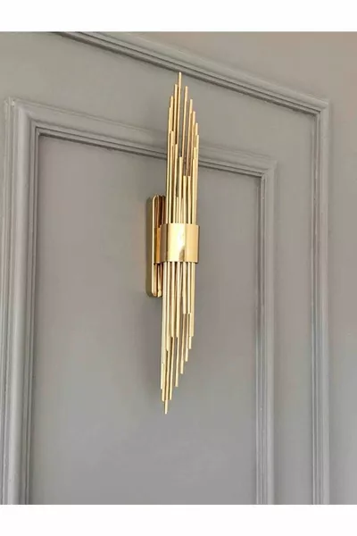 Batterij Wandlamp Batterij Wandlamp Verlichting Gouden LED Wandlamp