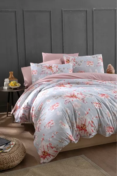 Set Copripiumino Singolo con Lenzuolo con Angoli ROSE