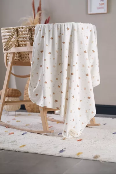 Double-Sided Interlock Cover & Blanket % Cotton Oeko-Tex Certified  x  cm