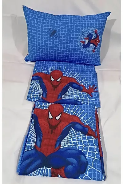 Set di Biancheria da Letto di Spider-Man (Lenzuolo con Angoli )
