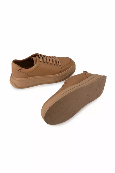 سميكة خفيفة الوزن العظام الرباط أحذية رياضية جلدية حقيقية