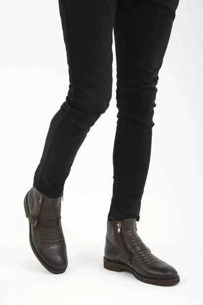 Heren Echt lederen klassieke laarzen   Erk Boots 