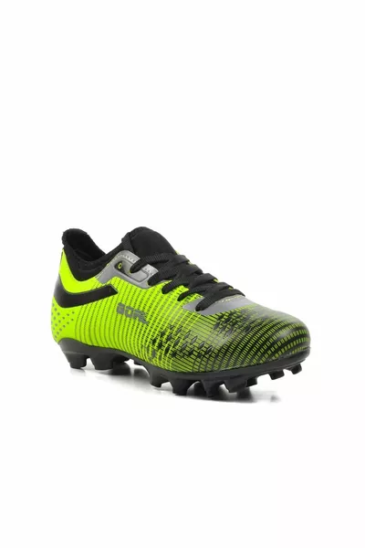  Green-black-smoked Unisex Football Boots