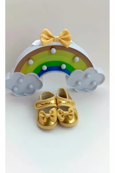 BilgeTrend Baby Booties Und Bandana Set Fisto Gemustert Schuh Bandana Set 