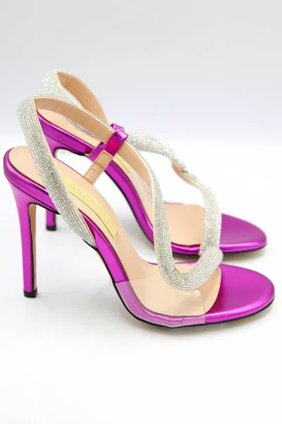 Diamond Stone Gestreepte hakken voor dames