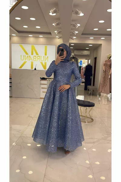 GLITTER EVENING DRESSES