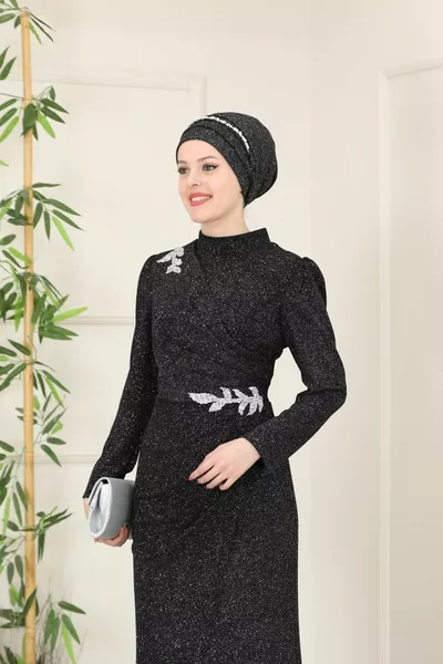 Robes de soirée hijab de conte de fées 