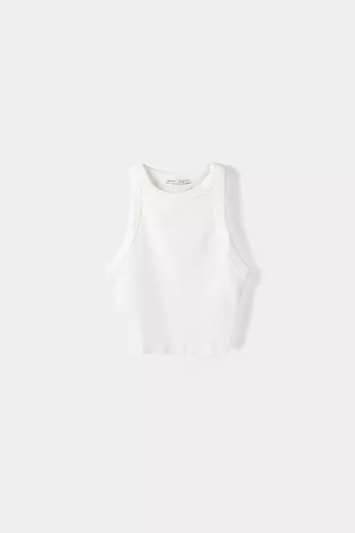 Ärmelloses T-Shirt mit Cord