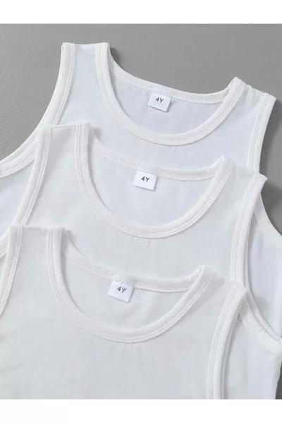 Boys' % Cotton 3-Pack Tank Tops