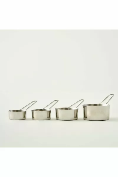 Vave Steel Measuring Cup Set White