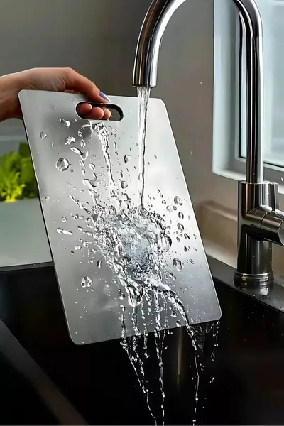 Cutmate Paslanmaz Çelik Antibakteriyel Mutfak Kesme Tahtası cm