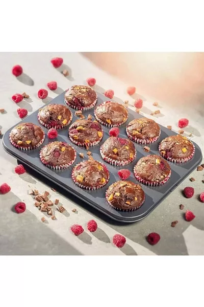 Антипригарная форма для кексов и маффинов - капсульная форма для тортов, печенья, пирогов и булочек