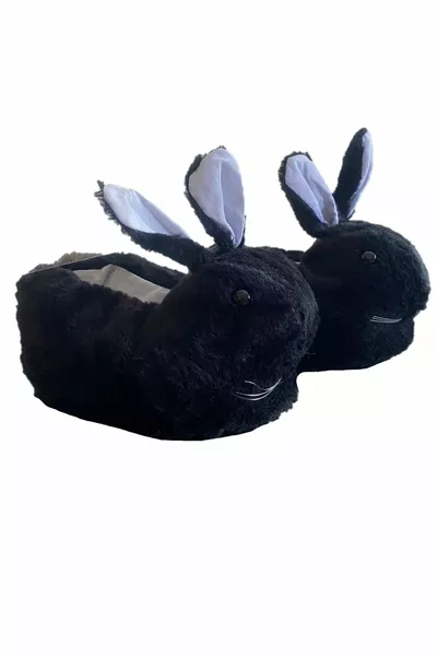 Panduf Unisex Kaninchen Figured Winter Bequeme Plüsch Hausschuhe