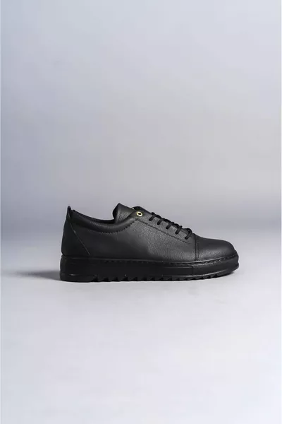  Cool Lace-Up Skin Hommes Casual Sport Classic Chaussures ST Noir