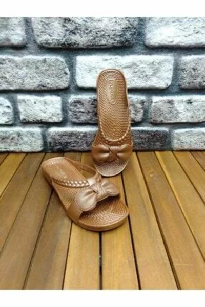 Taba Renk Plaj Deniz Bahçe Ev Iş Depo Kaydırmaz Günlük Terlik Terlik