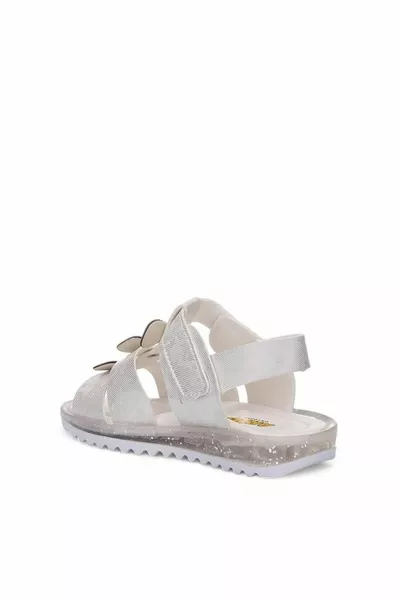  Orthopédique Bébé Fille Silver Bow Sandales