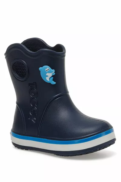 Tog P 2pr أحذية المطر للأولاد الأزرق الداكن