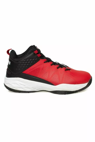 M Basketbal Rood Heren Sneakers