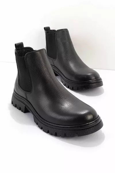 Black Floter Stivali e stivaletti da uomo in vera pelle 