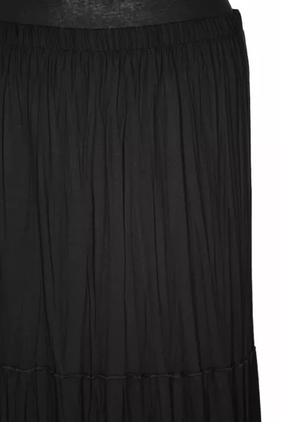 سيدات Sevcan 4 رقائق الدانتيل تنورة سوداء غير مبطنة